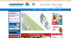 Desktop Screenshot of lumbermart.ca